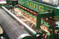 Производство сварной сетки в рулонах